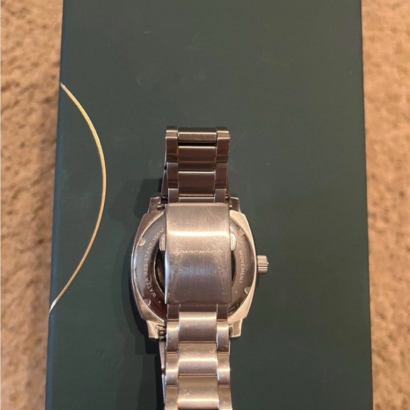 Spinnaker Men’s Hull Automatic Silver- Tone Stainless Steel. - Picture 4 of 5